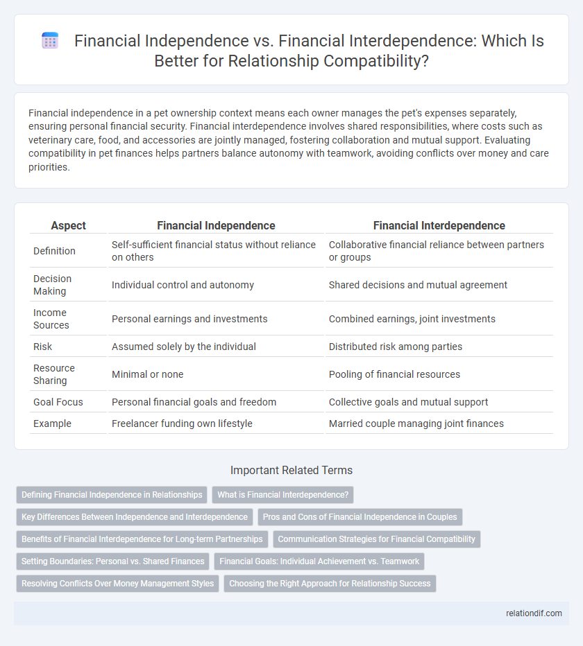 Financial Independence vs. Financial Interdependence: Which Is Better for Relationship Compatibility?