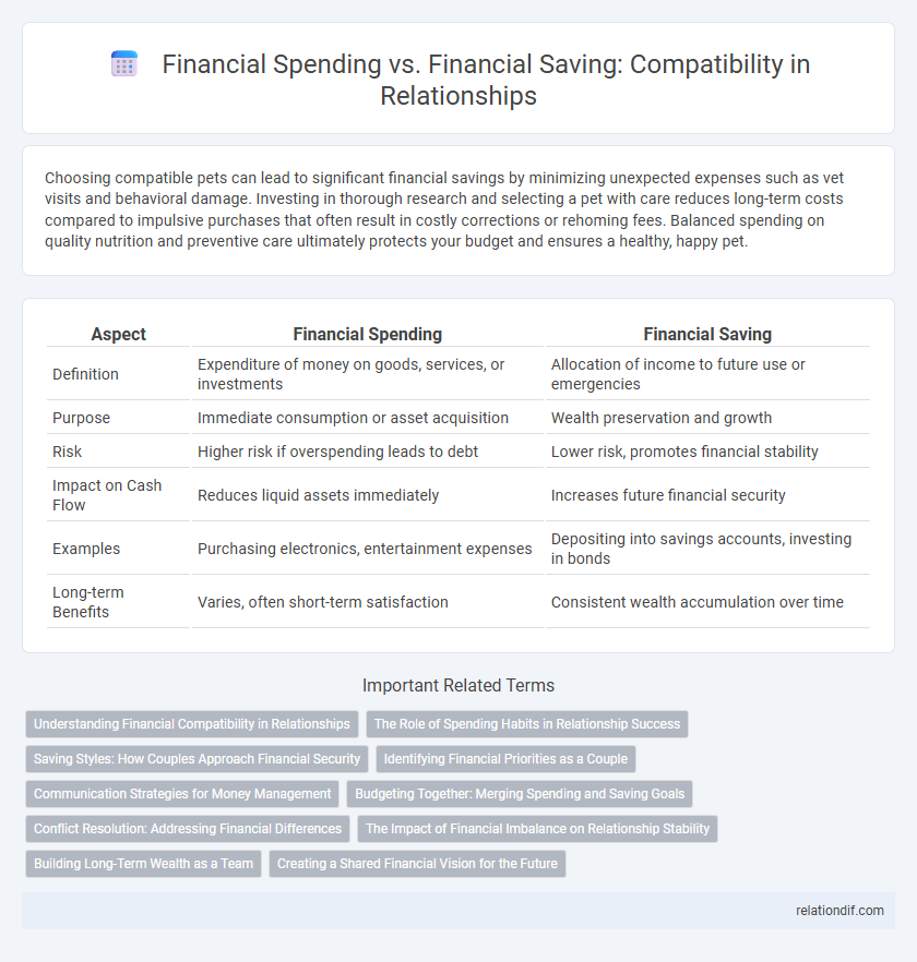 Financial Spending vs. Financial Saving: Compatibility in Relationships
