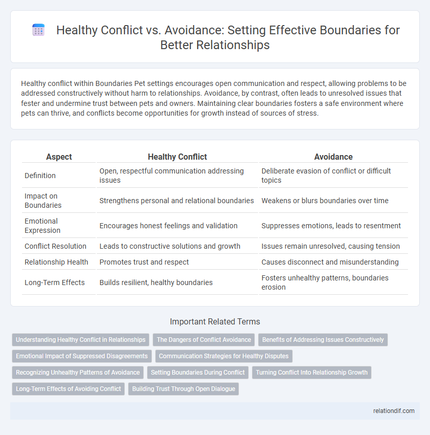 Healthy Conflict vs. Avoidance: Setting Effective Boundaries for Better Relationships