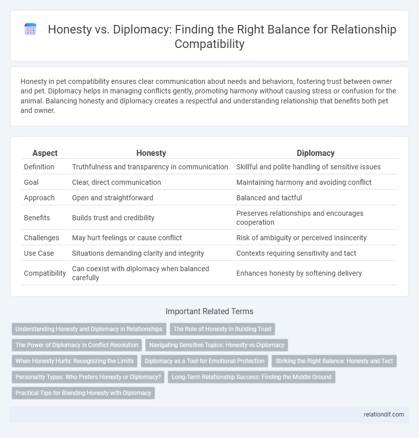 Honesty vs. Diplomacy: Finding the Right Balance for Relationship Compatibility