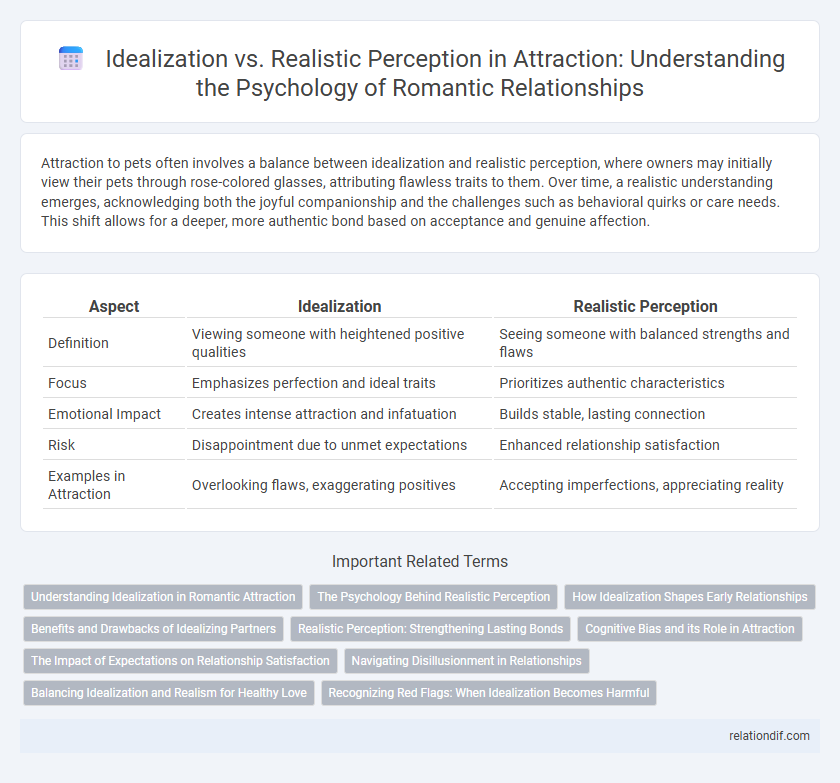 Idealization vs. Realistic Perception in Attraction: Understanding the Psychology of Romantic Relationships