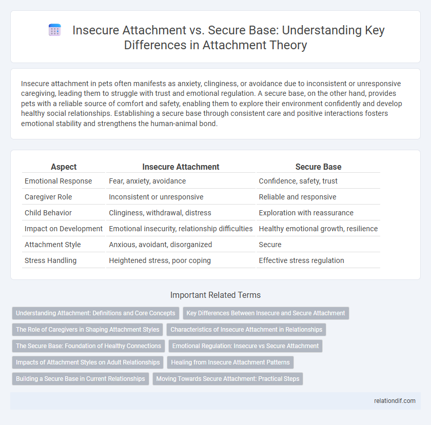 Insecure Attachment vs. Secure Base: Understanding Key Differences in Attachment Theory