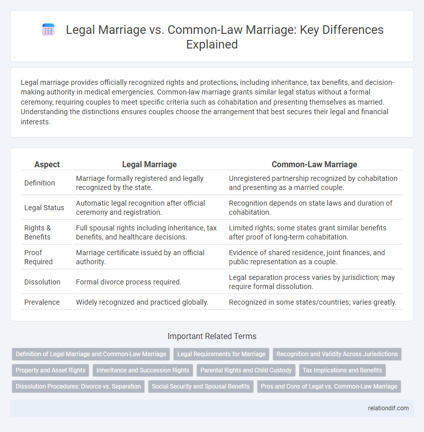 Legal Marriage vs. Common-Law Marriage: Key Differences Explained