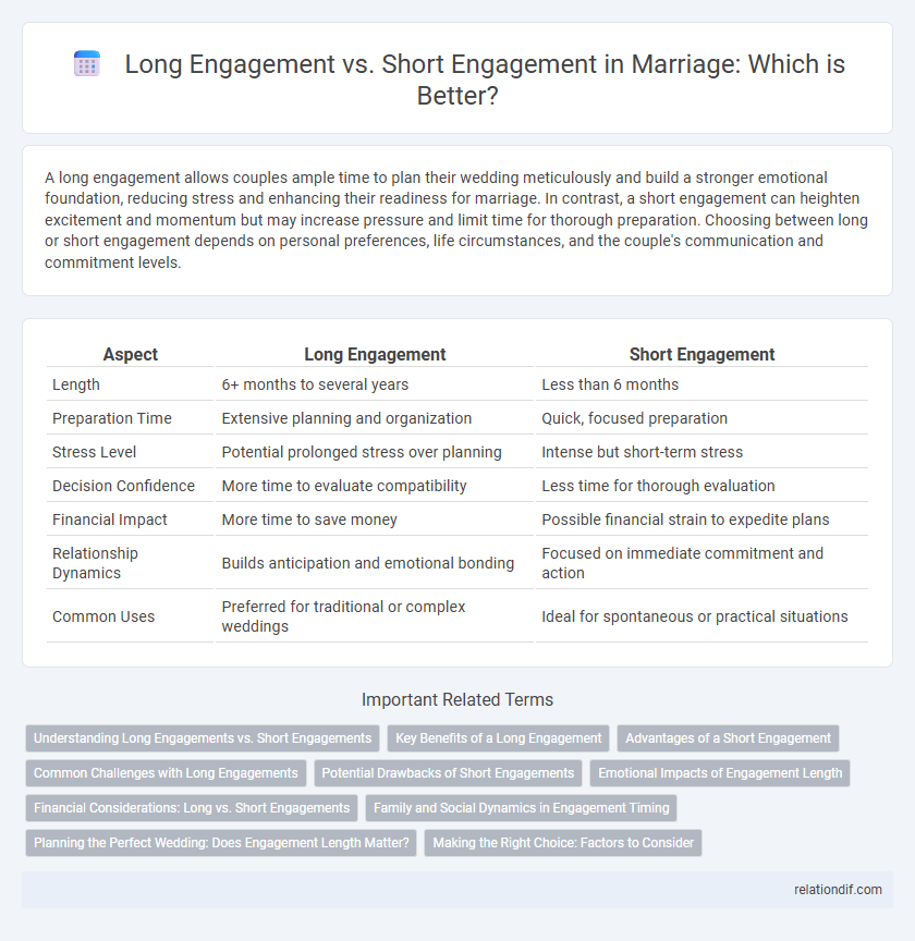 Long Engagement vs. Short Engagement in Marriage: Which is Better?