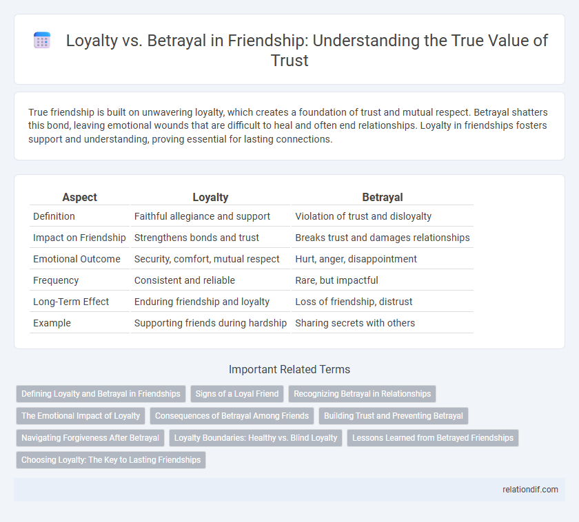 Loyalty vs. Betrayal in Friendship: Understanding the True Value of Trust