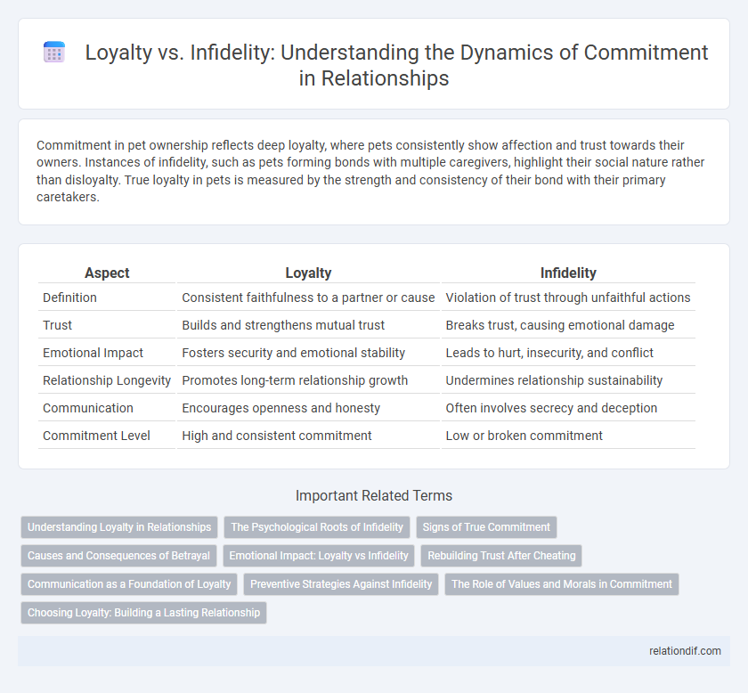 Loyalty vs. Infidelity: Understanding the Dynamics of Commitment in Relationships