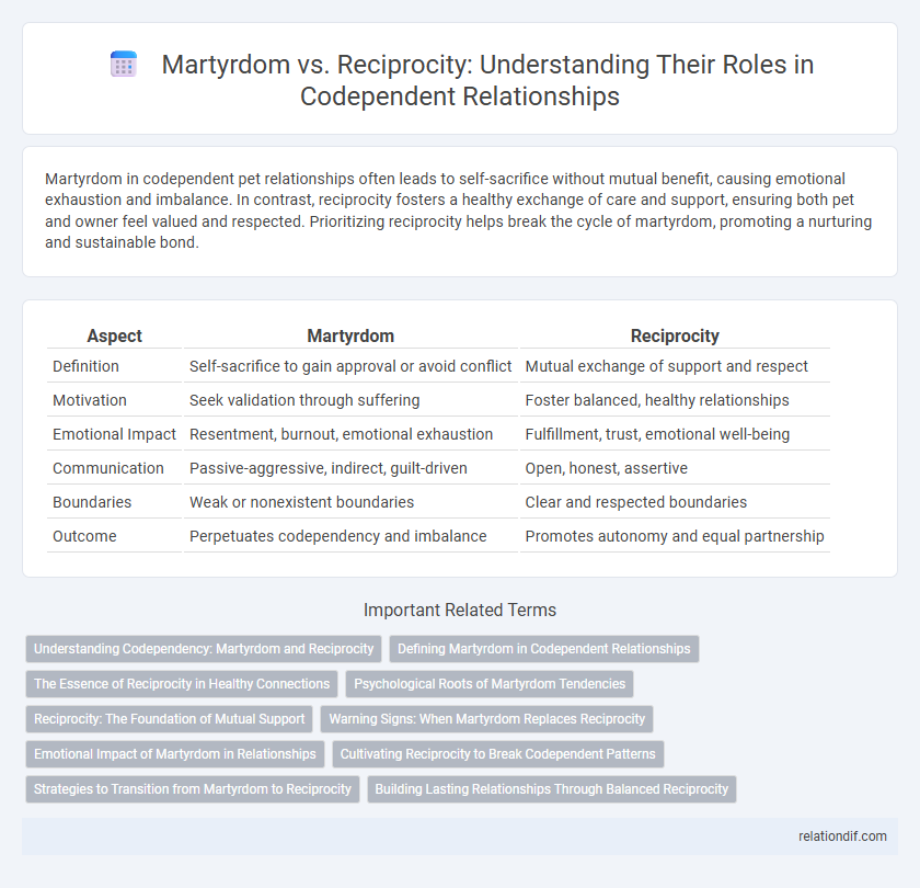 Martyrdom vs. Reciprocity: Understanding Their Roles in Codependent Relationships