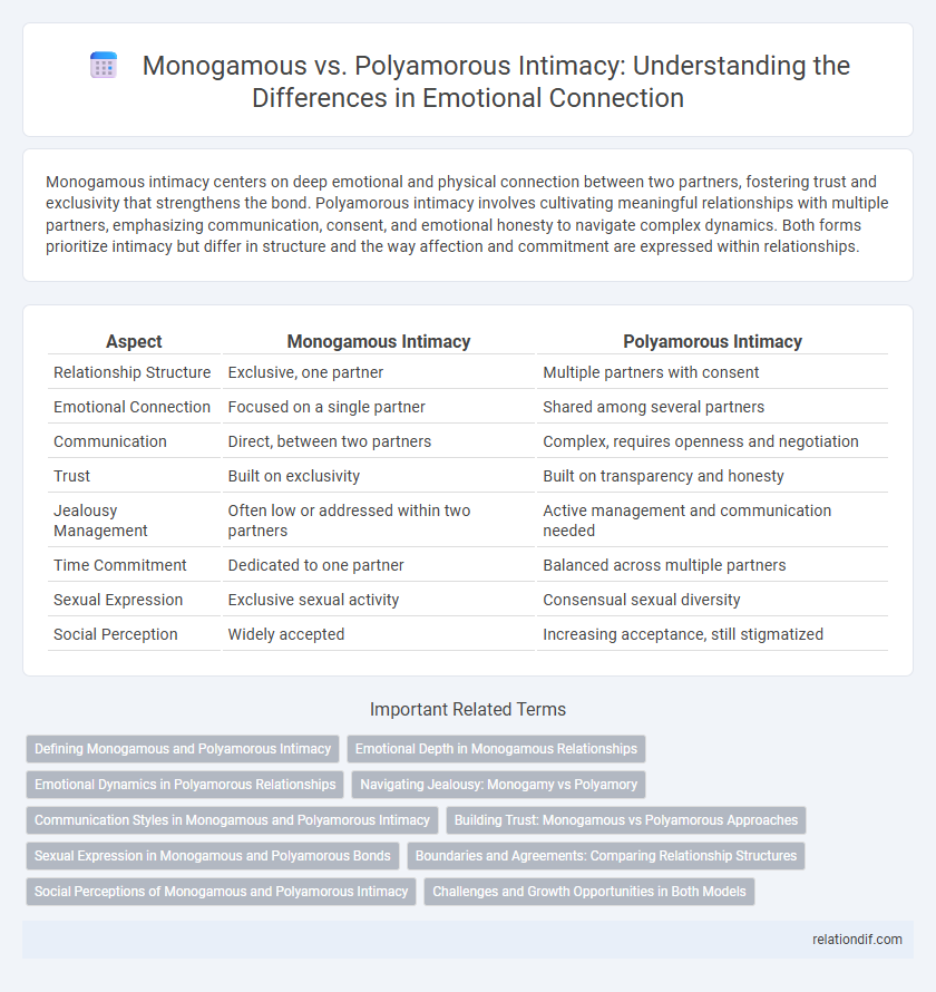 Monogamous vs. Polyamorous Intimacy: Understanding the Differences in Emotional Connection