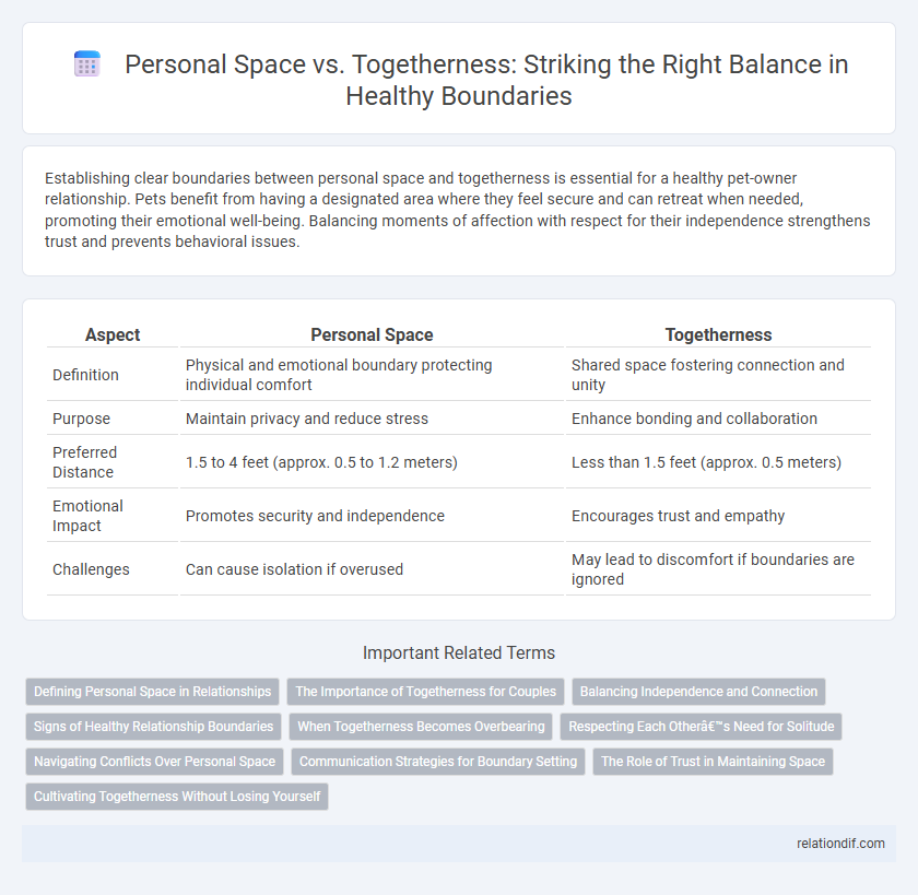 Personal Space vs. Togetherness: Striking the Right Balance in Healthy Boundaries