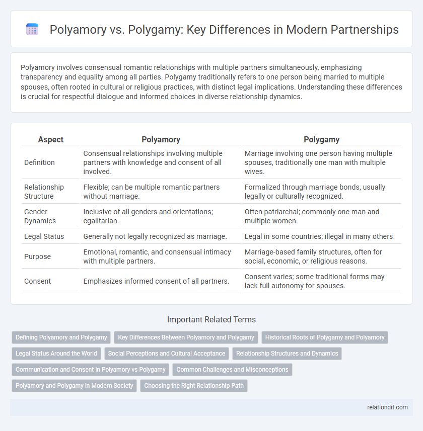 Polyamory vs. Polygamy: Key Differences in Modern Partnerships