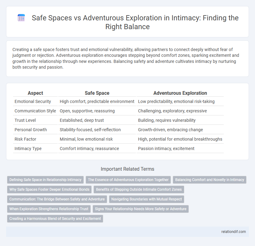 Safe Spaces vs Adventurous Exploration in Intimacy: Finding the Right Balance