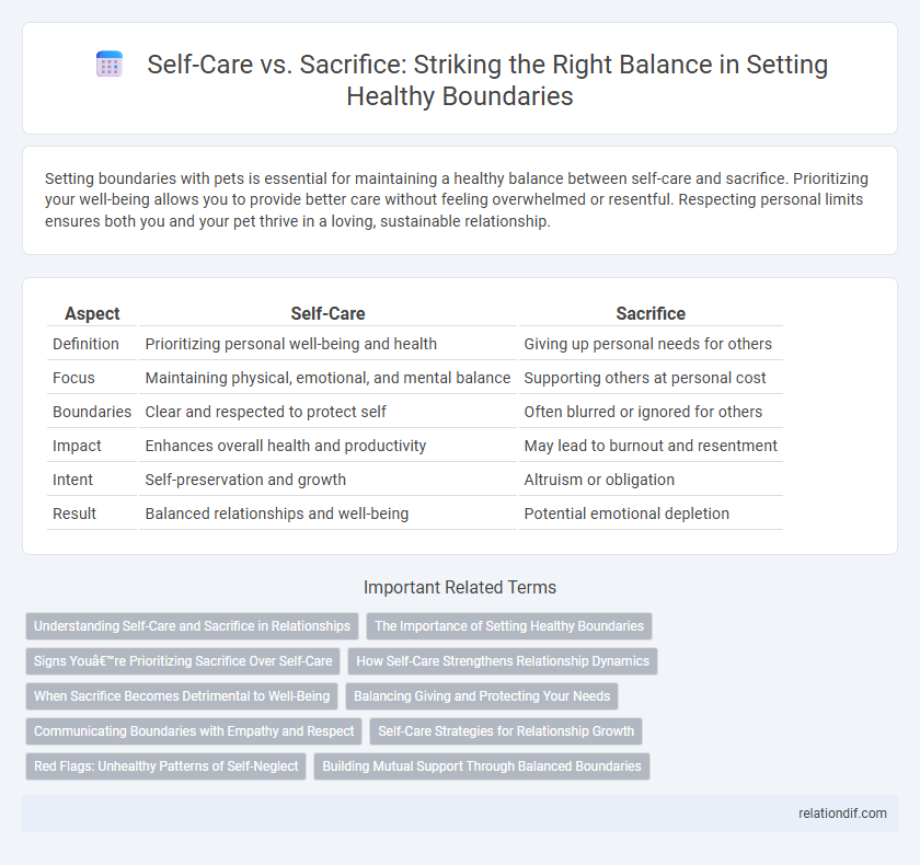 Self-Care vs. Sacrifice: Striking the Right Balance in Setting Healthy Boundaries
