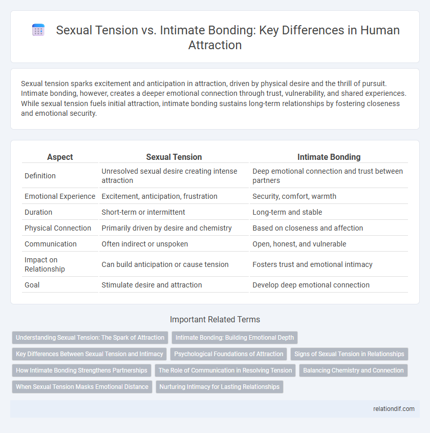 Sexual Tension vs. Intimate Bonding: Key Differences in Human Attraction
