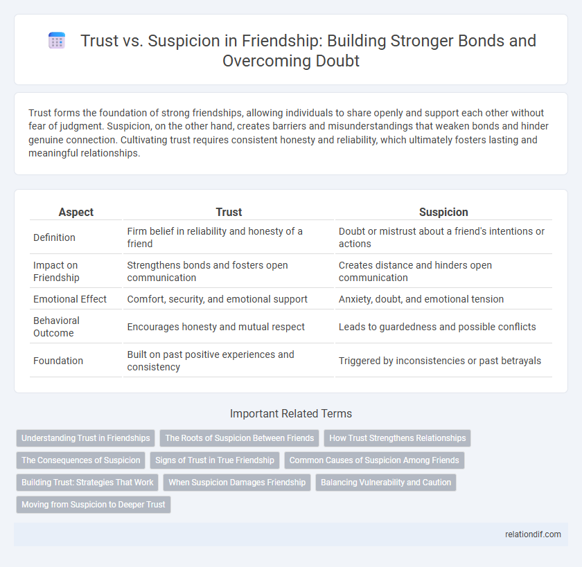 Trust vs. Suspicion in Friendship: Building Stronger Bonds and Overcoming Doubt