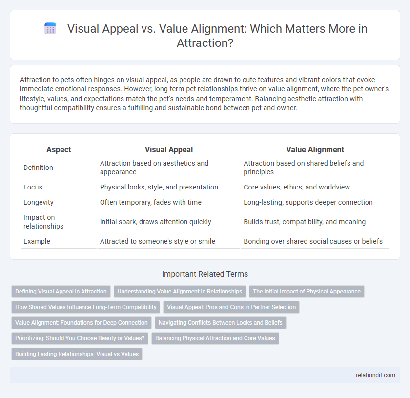 Visual Appeal vs. Value Alignment: Which Matters More in Attraction?