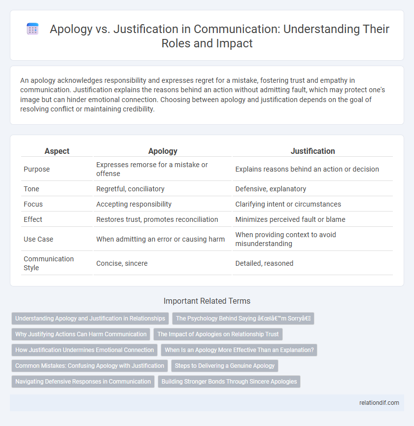 Apology vs. Justification in Communication: Understanding Their Roles and Impact