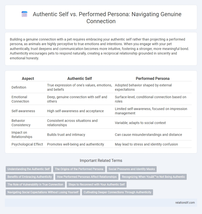 Authentic Self vs. Performed Persona: Navigating Genuine Connection