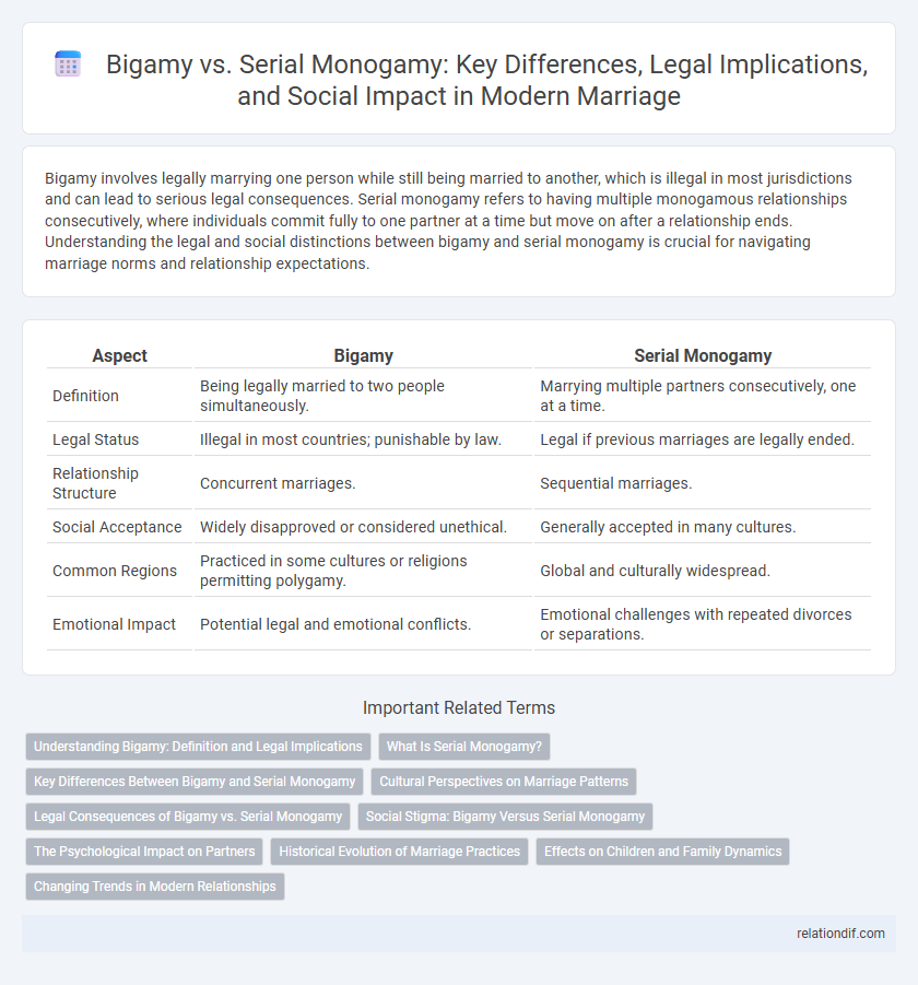Bigamy vs. Serial Monogamy: Key Differences, Legal Implications, and Social Impact in Modern Marriage