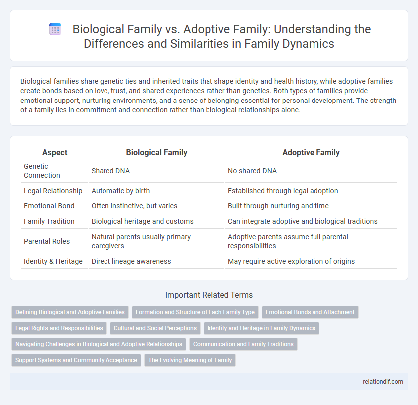 Biological Family vs. Adoptive Family: Understanding the Differences and Similarities in Family Dynamics