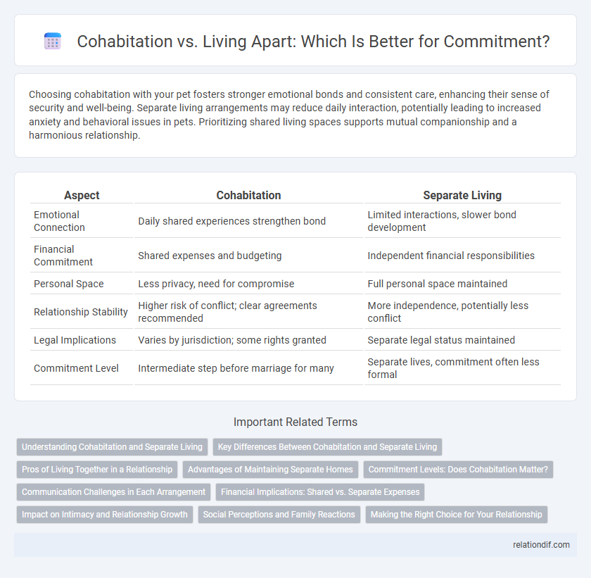 Cohabitation vs. Living Apart: Which Is Better for Commitment?