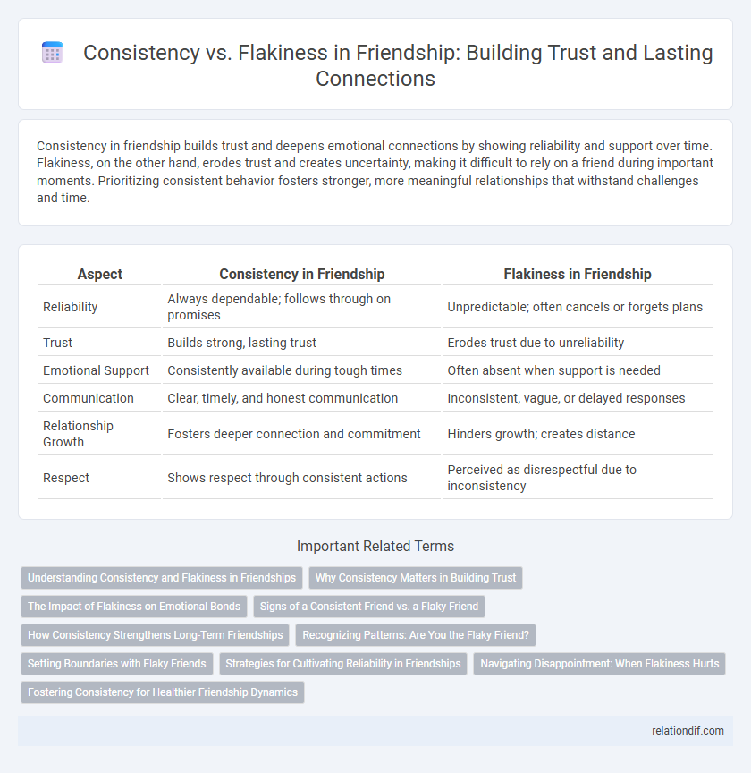 Consistency vs. Flakiness in Friendship: Building Trust and Lasting Connections
