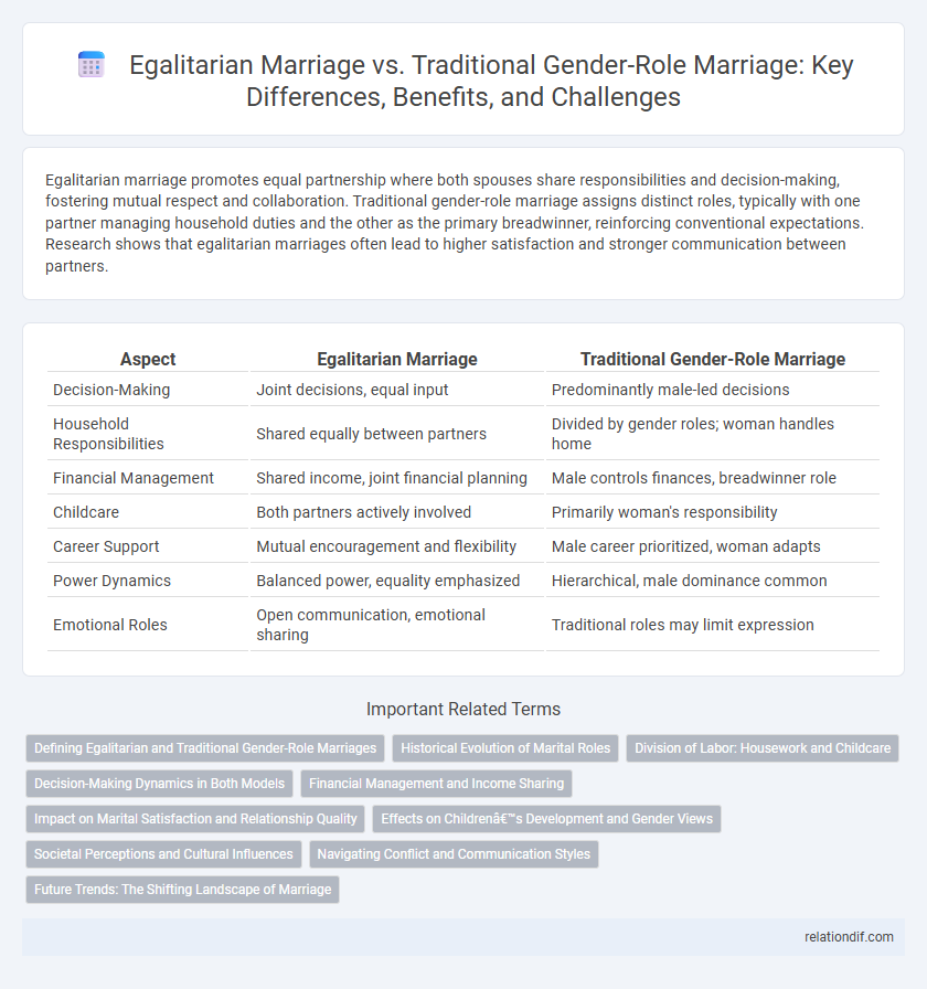 Egalitarian Marriage vs. Traditional Gender-Role Marriage: Key Differences, Benefits, and Challenges