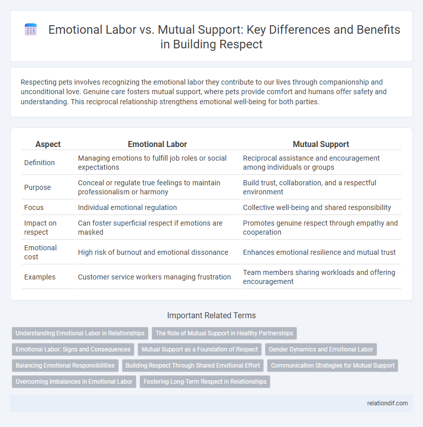 Emotional Labor vs. Mutual Support: Key Differences and Benefits in Building Respect