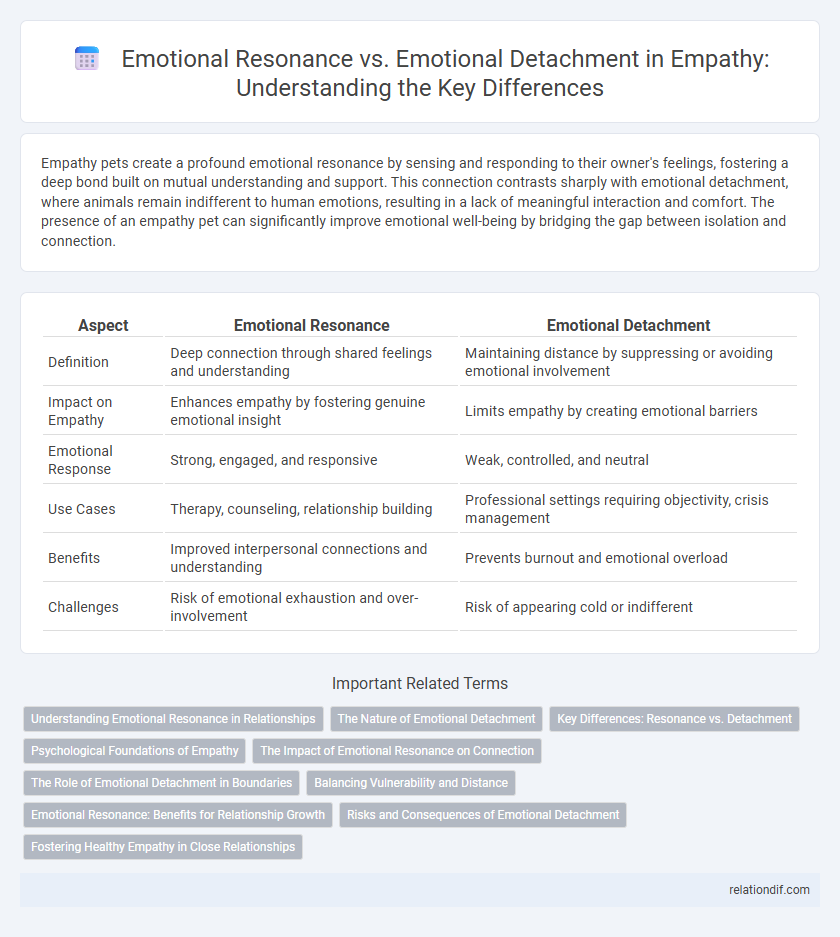 Emotional Resonance vs. Emotional Detachment in Empathy: Understanding the Key Differences