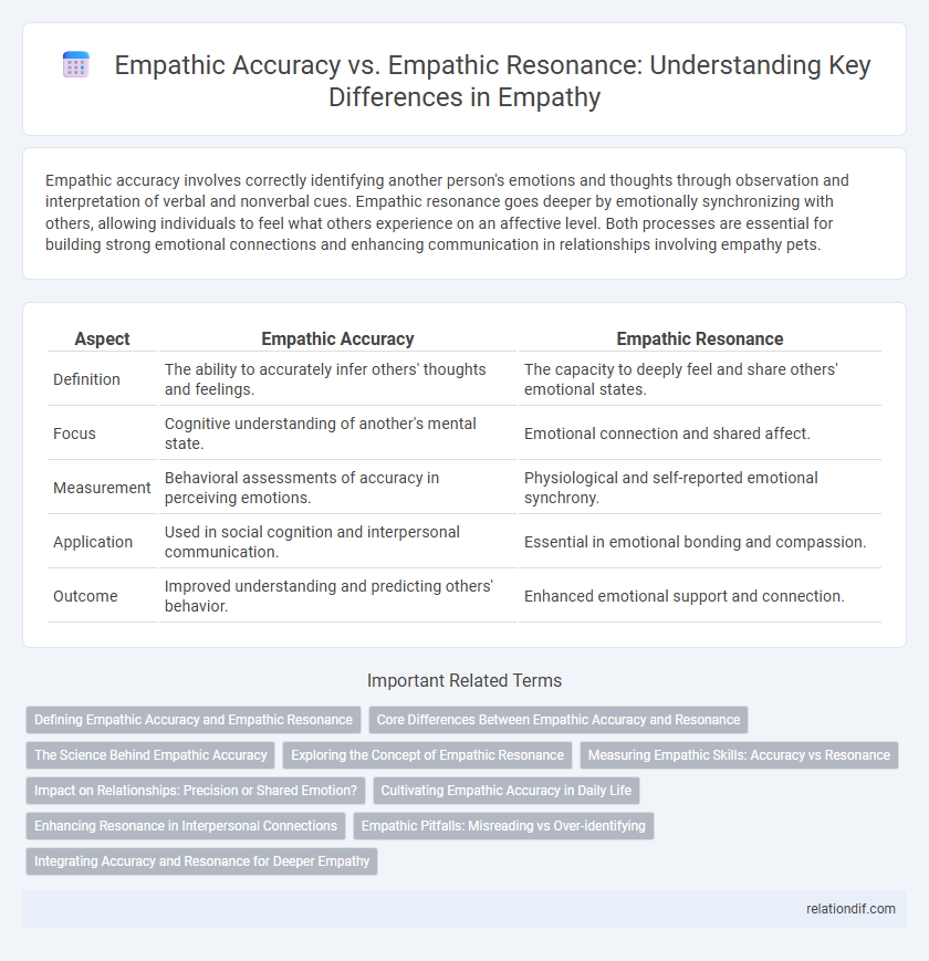 Empathic Accuracy vs. Empathic Resonance: Understanding Key Differences in Empathy