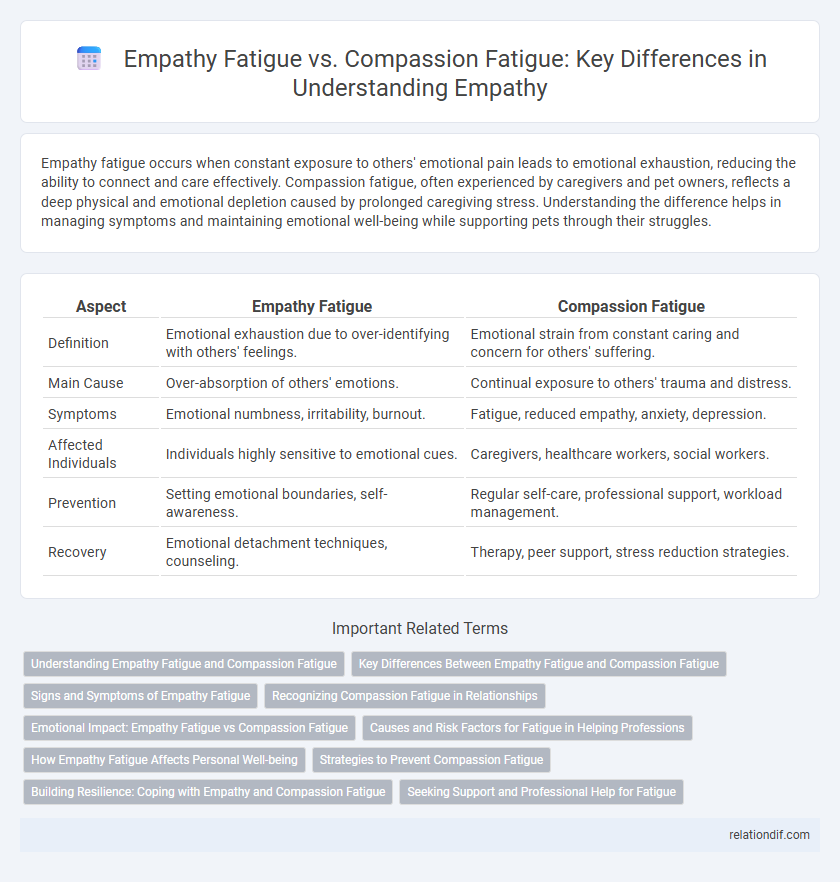 Empathy Fatigue vs. Compassion Fatigue: Key Differences in Understanding Empathy