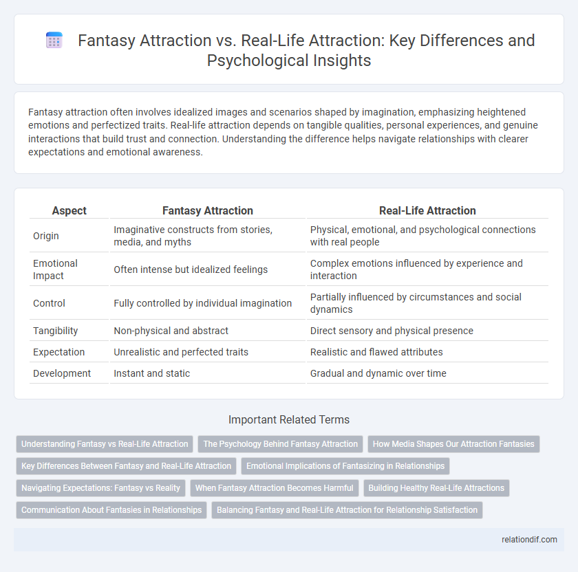 Fantasy Attraction vs. Real-Life Attraction: Key Differences and Psychological Insights