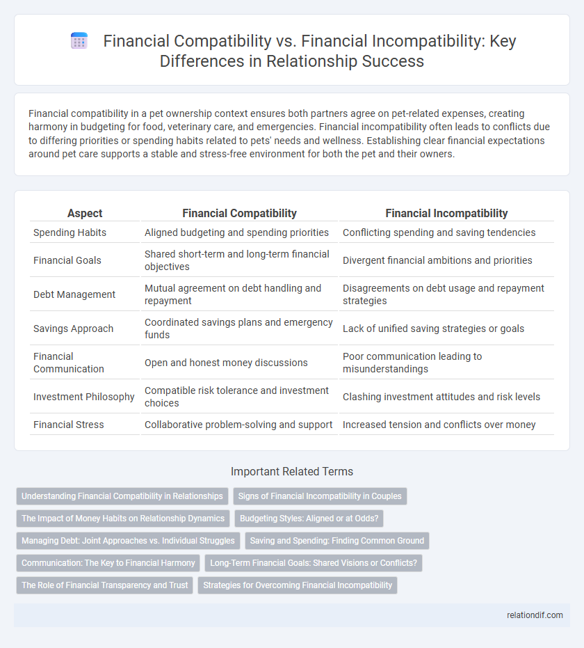 Financial Compatibility vs. Financial Incompatibility: Key Differences in Relationship Success