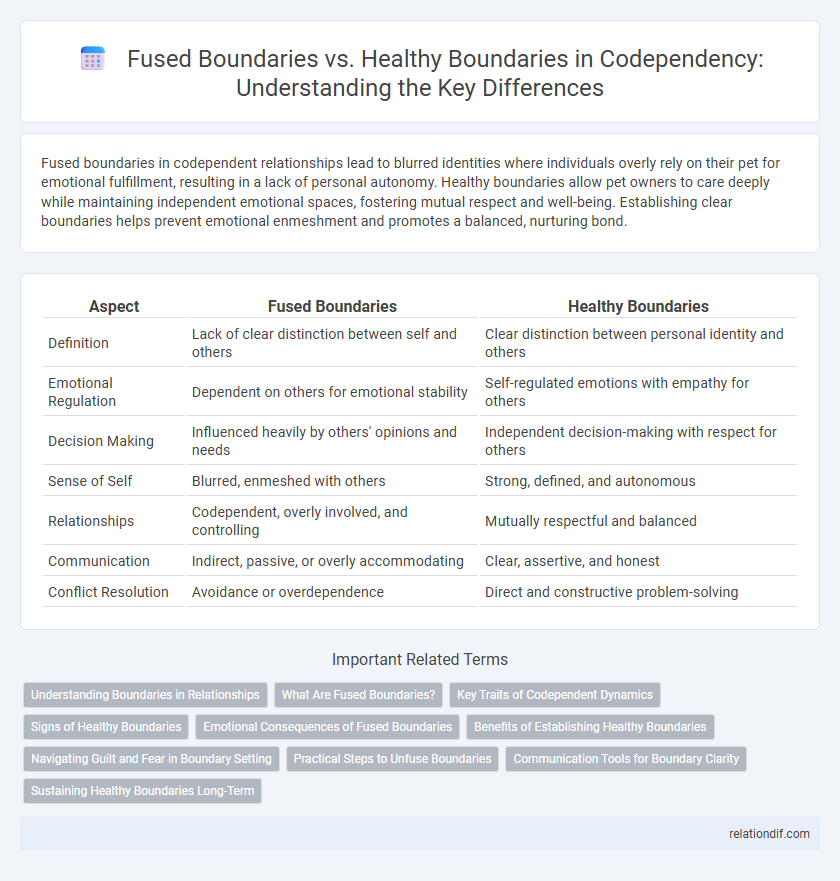 Fused Boundaries vs. Healthy Boundaries in Codependency: Understanding the Key Differences