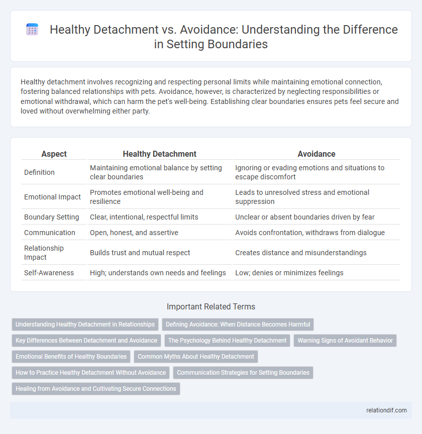 Healthy Detachment vs. Avoidance: Understanding the Difference in Setting Boundaries