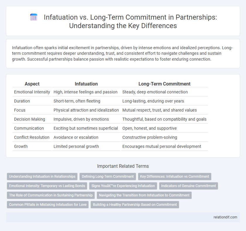 Infatuation vs. Long-Term Commitment in Partnerships: Understanding the Key Differences