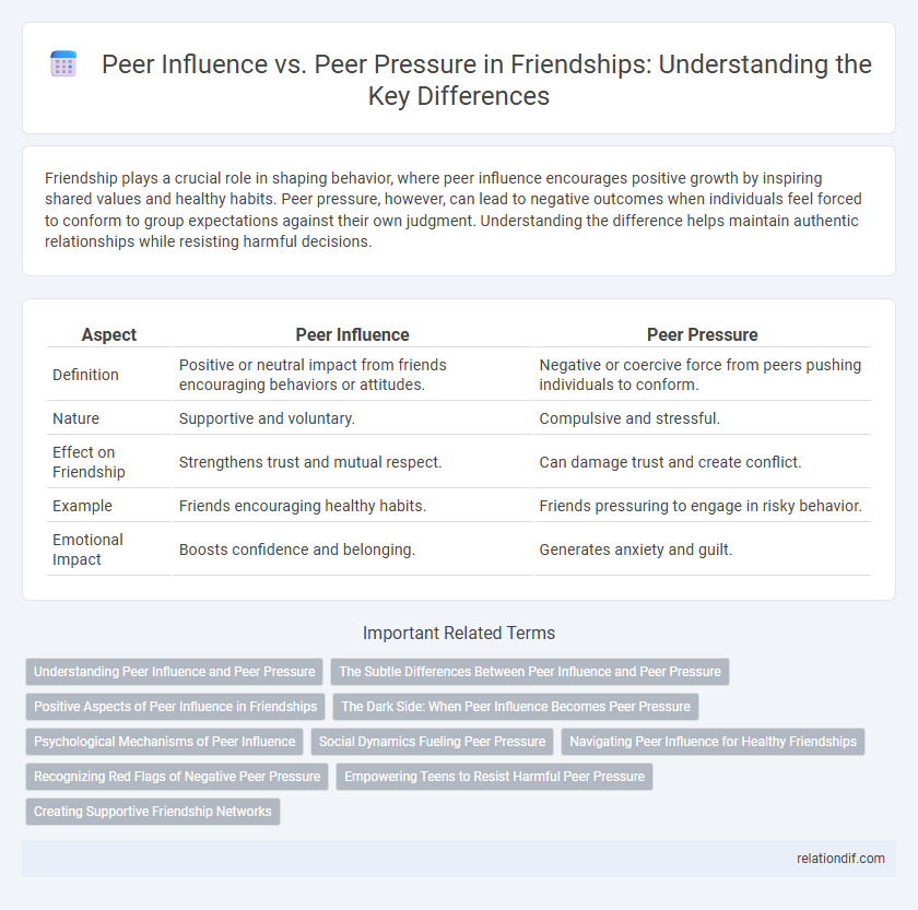 Peer Influence vs. Peer Pressure in Friendships: Understanding the Key Differences