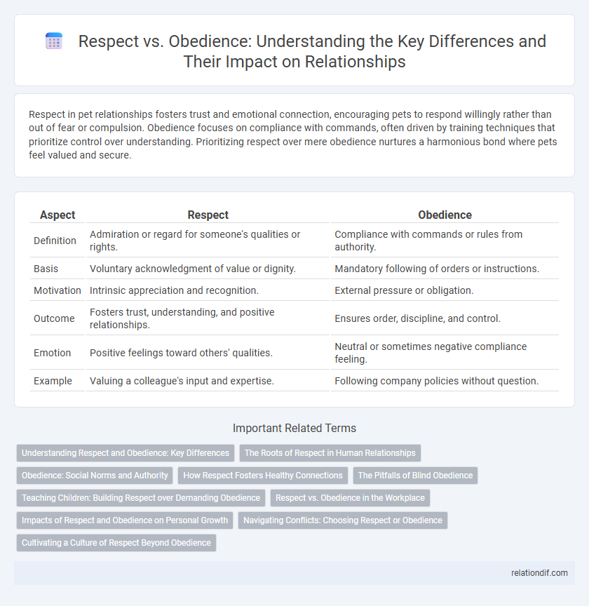 Respect vs. Obedience: Understanding the Key Differences and Their Impact on Relationships