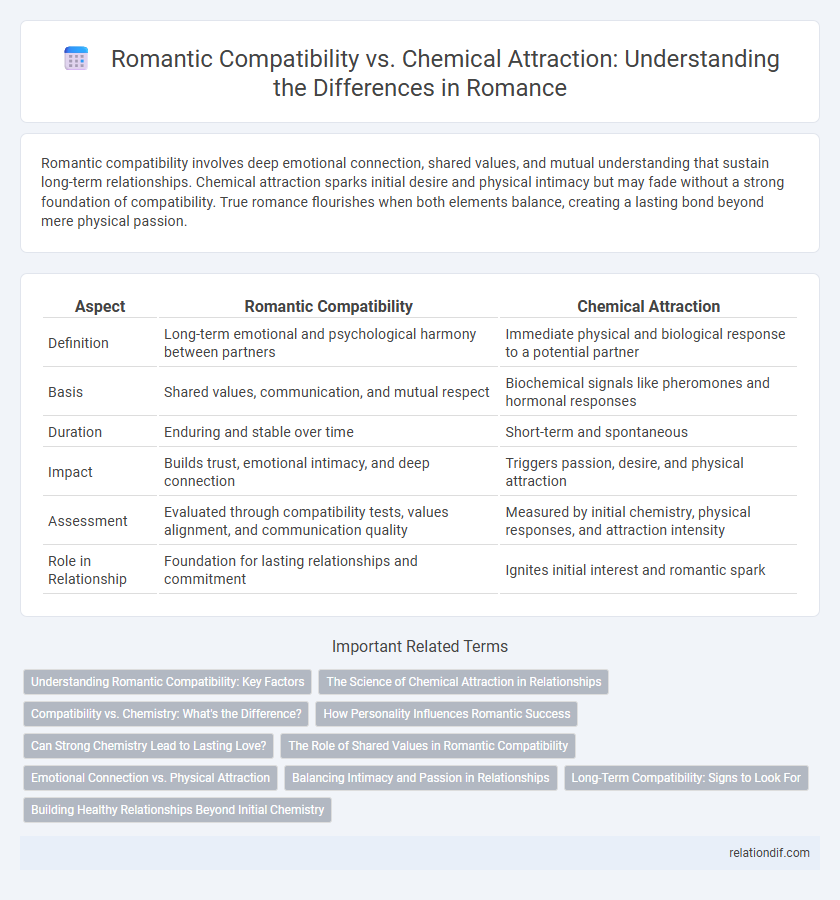 Romantic Compatibility vs. Chemical Attraction: Understanding the Differences in Romance