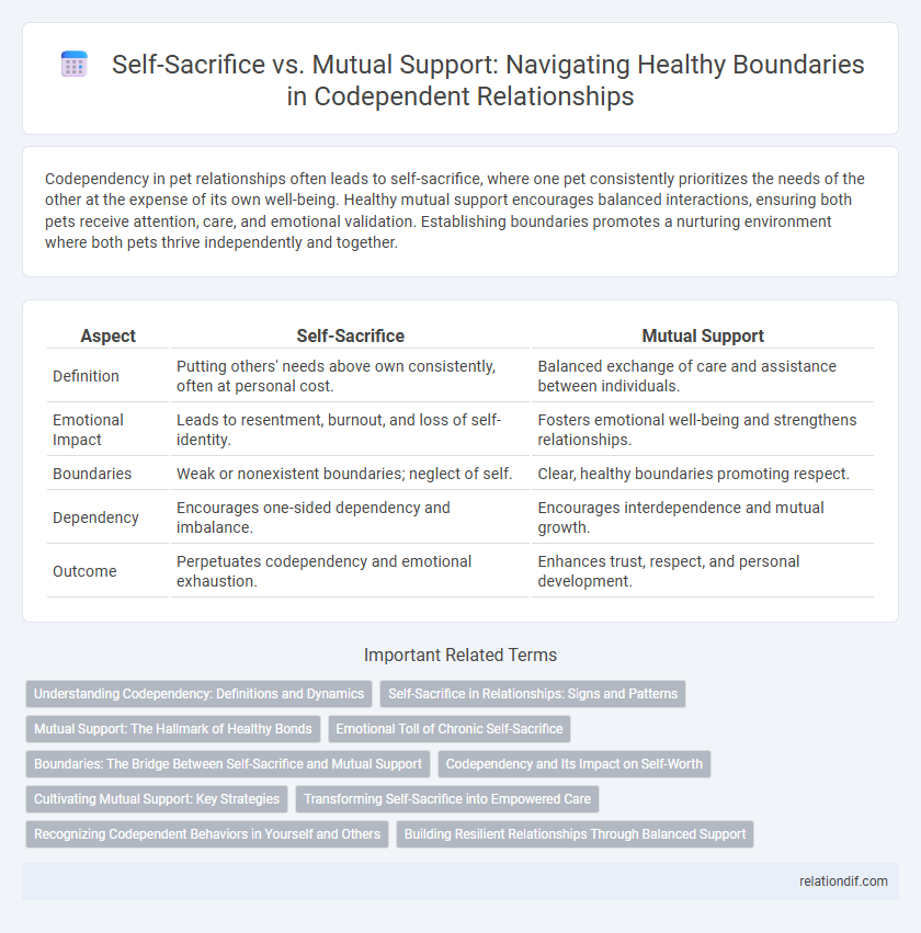 Self-Sacrifice vs. Mutual Support: Navigating Healthy Boundaries in Codependent Relationships