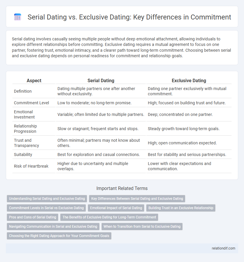 Serial Dating vs. Exclusive Dating: Key Differences in Commitment