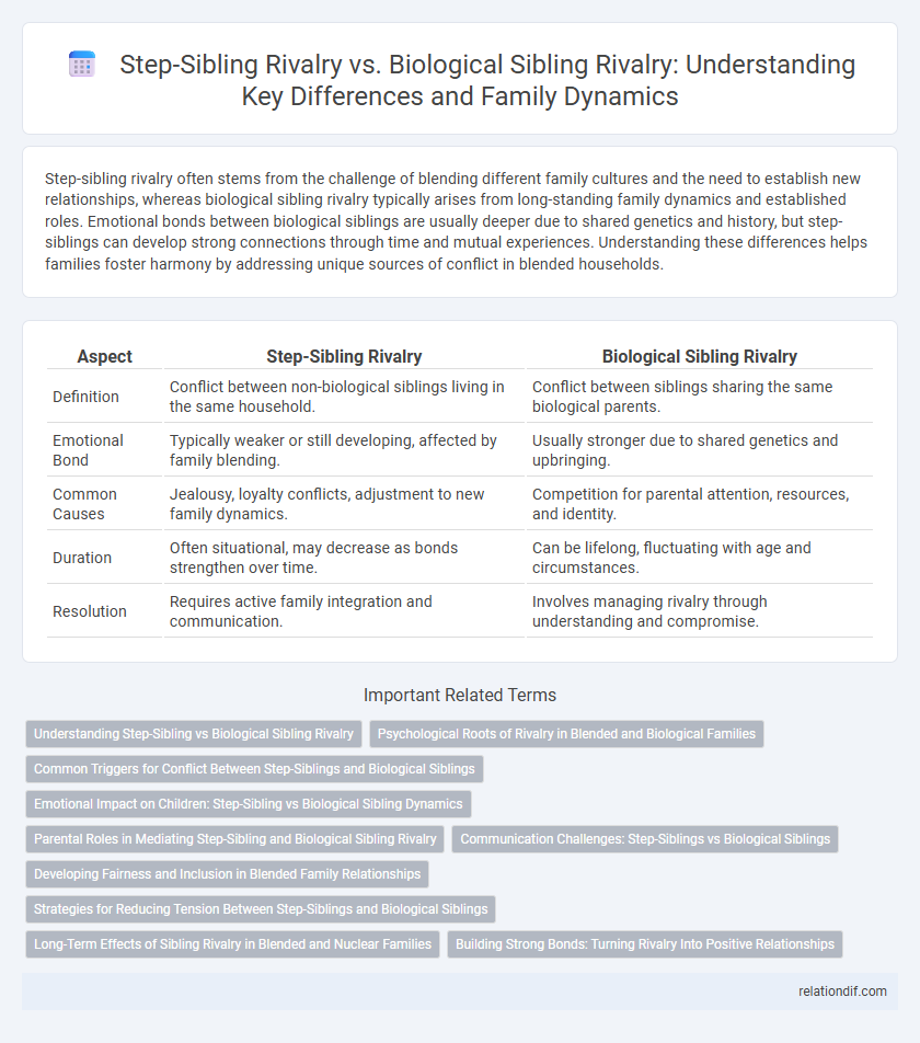 Step-Sibling Rivalry vs. Biological Sibling Rivalry: Understanding Key Differences and Family Dynamics