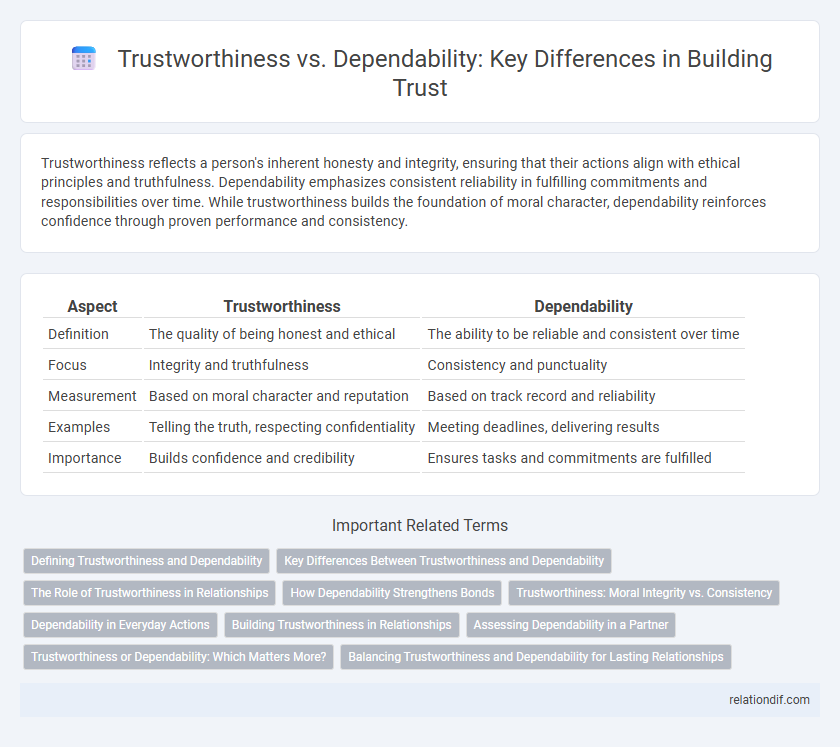 Trustworthiness vs. Dependability: Key Differences in Building Trust