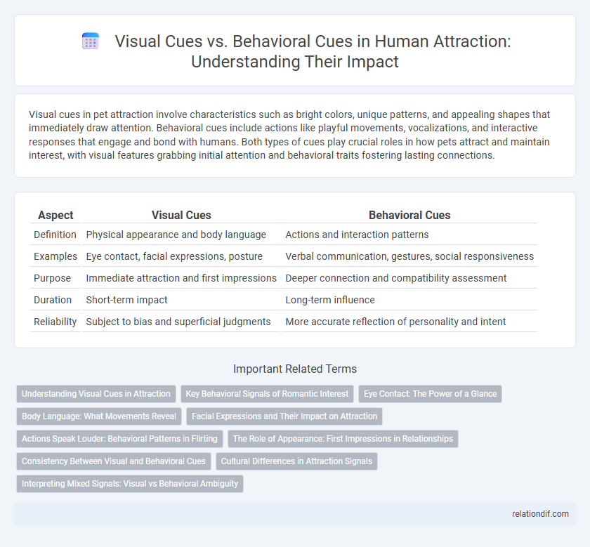 Visual Cues vs. Behavioral Cues in Human Attraction: Understanding Their Impact