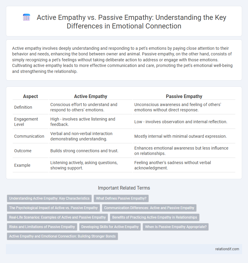 Active Empathy vs. Passive Empathy: Understanding the Key Differences in Emotional Connection