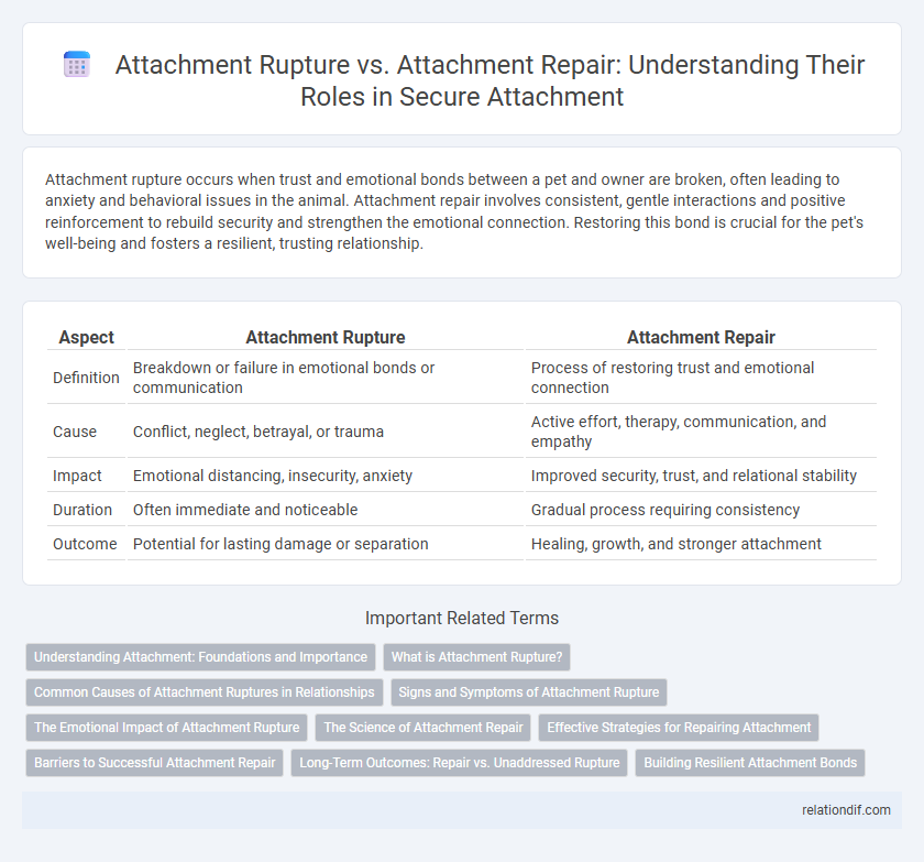 Attachment Rupture vs. Attachment Repair: Understanding Their Roles in Secure Attachment