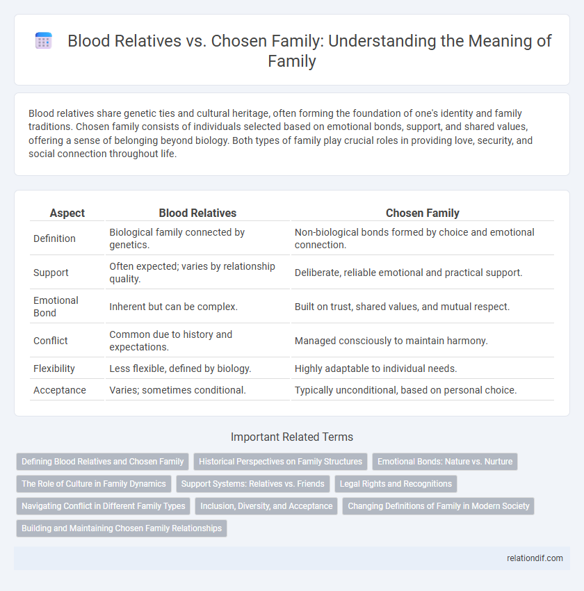 Blood Relatives vs. Chosen Family: Understanding the Meaning of Family
