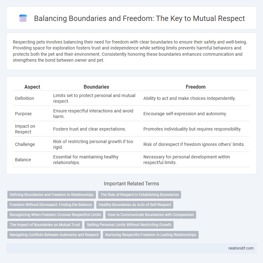 Balancing Boundaries and Freedom: The Key to Mutual Respect