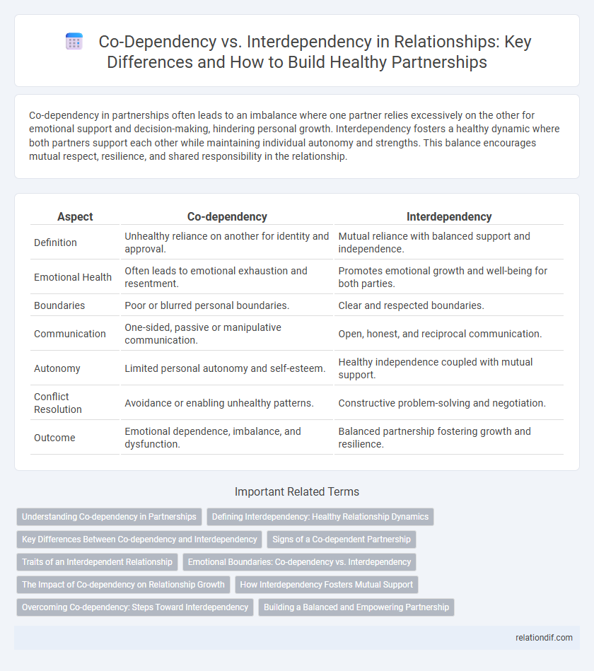 Co-Dependency vs. Interdependency in Relationships: Key Differences and How to Build Healthy Partnerships
