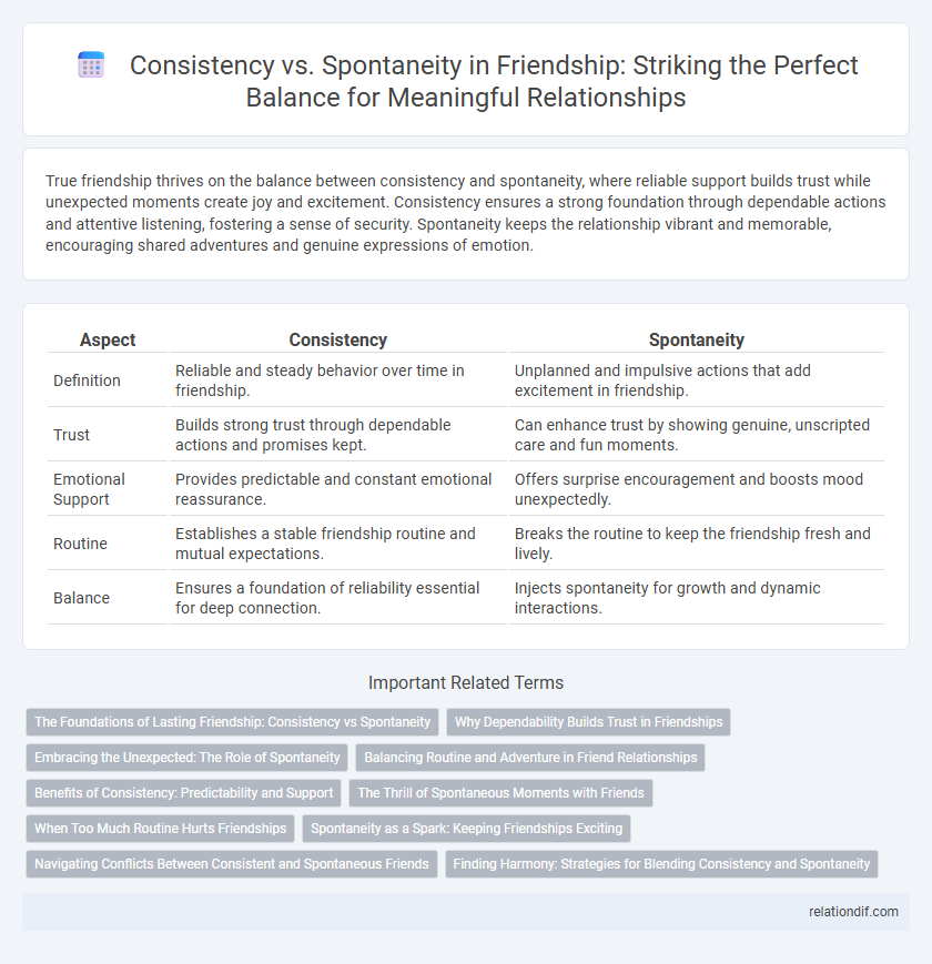 Consistency vs. Spontaneity in Friendship: Striking the Perfect Balance for Meaningful Relationships