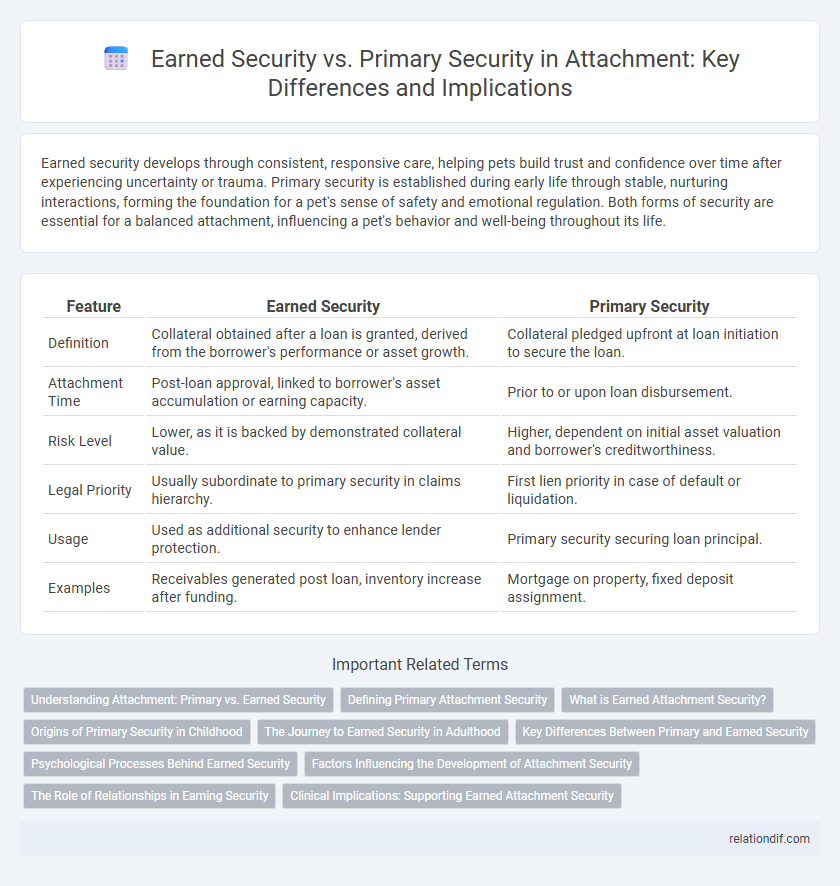 Earned Security vs. Primary Security in Attachment: Key Differences and Implications